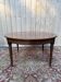 Table à manger ronde en acajou de style Louis XVI 230 cm