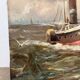 Dutch port scene, early 20th century signed J Gulik