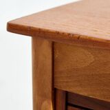 Restored teak and beech desk