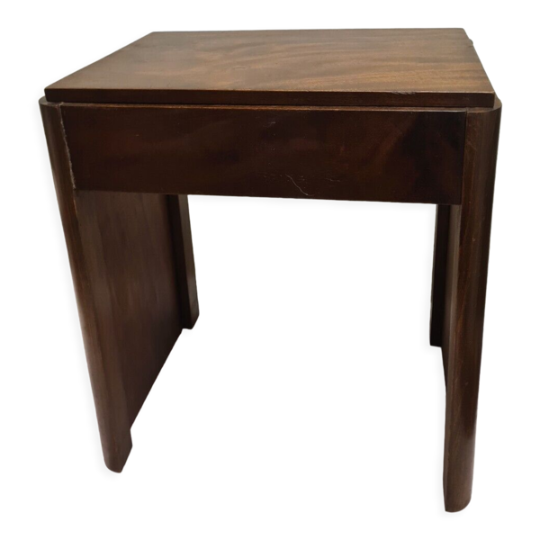 Tabouret de piano en acajou