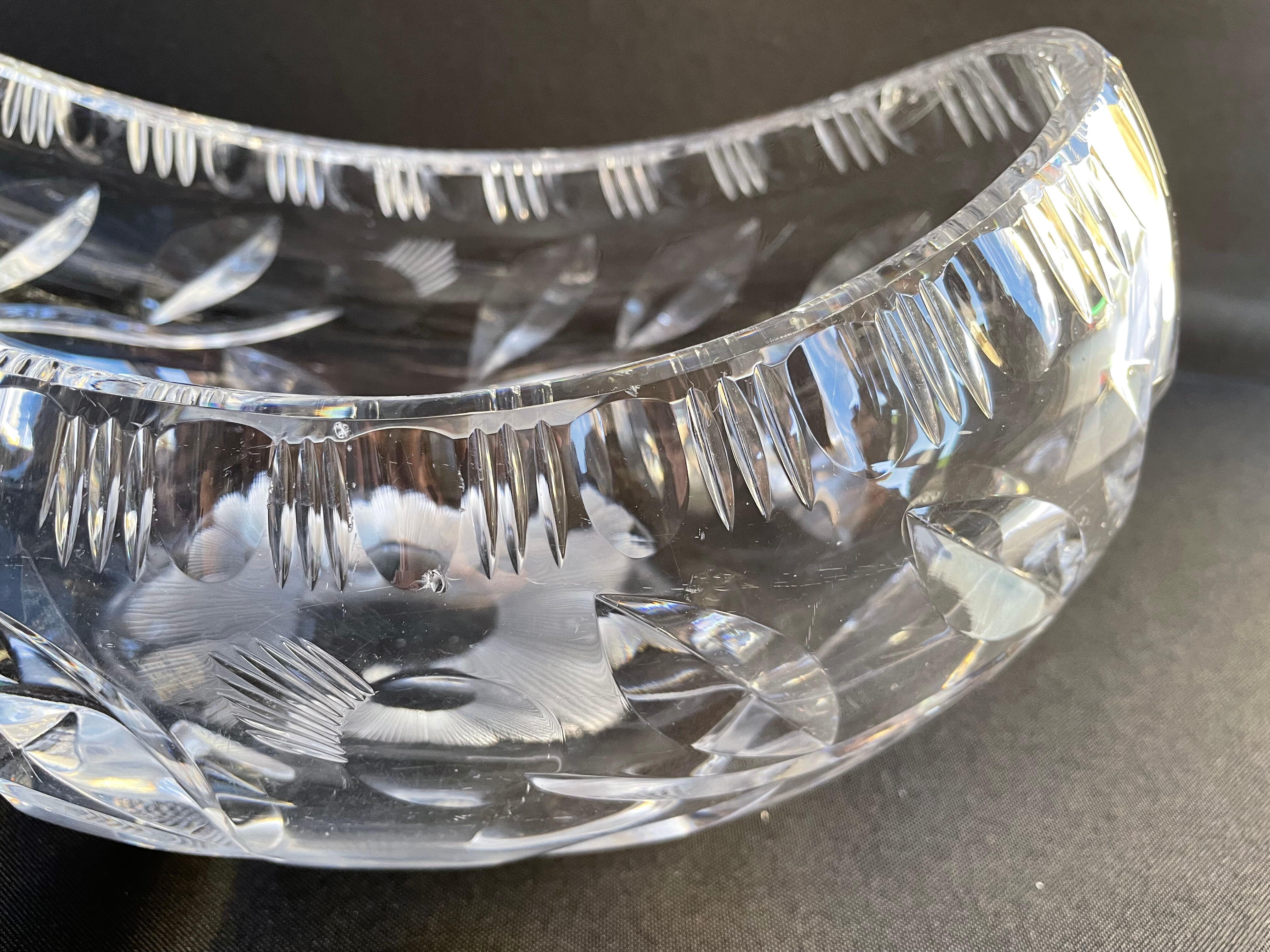 1629 Table planter - Modern mid-century - Hand-cut crystal