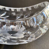 1629 Table planter - Modern mid-century - Hand-cut crystal