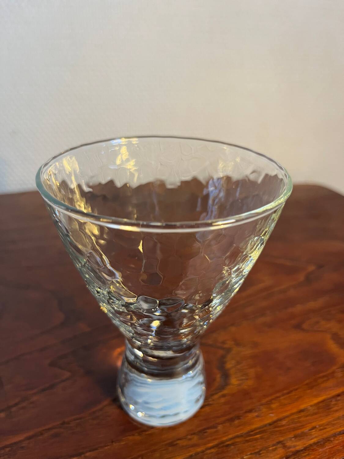 Orange juice glass from the 70s