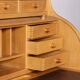 Andreas Hansen Roll Top Desk Secretary in Oak, 1970s Hadsten Traeindustri