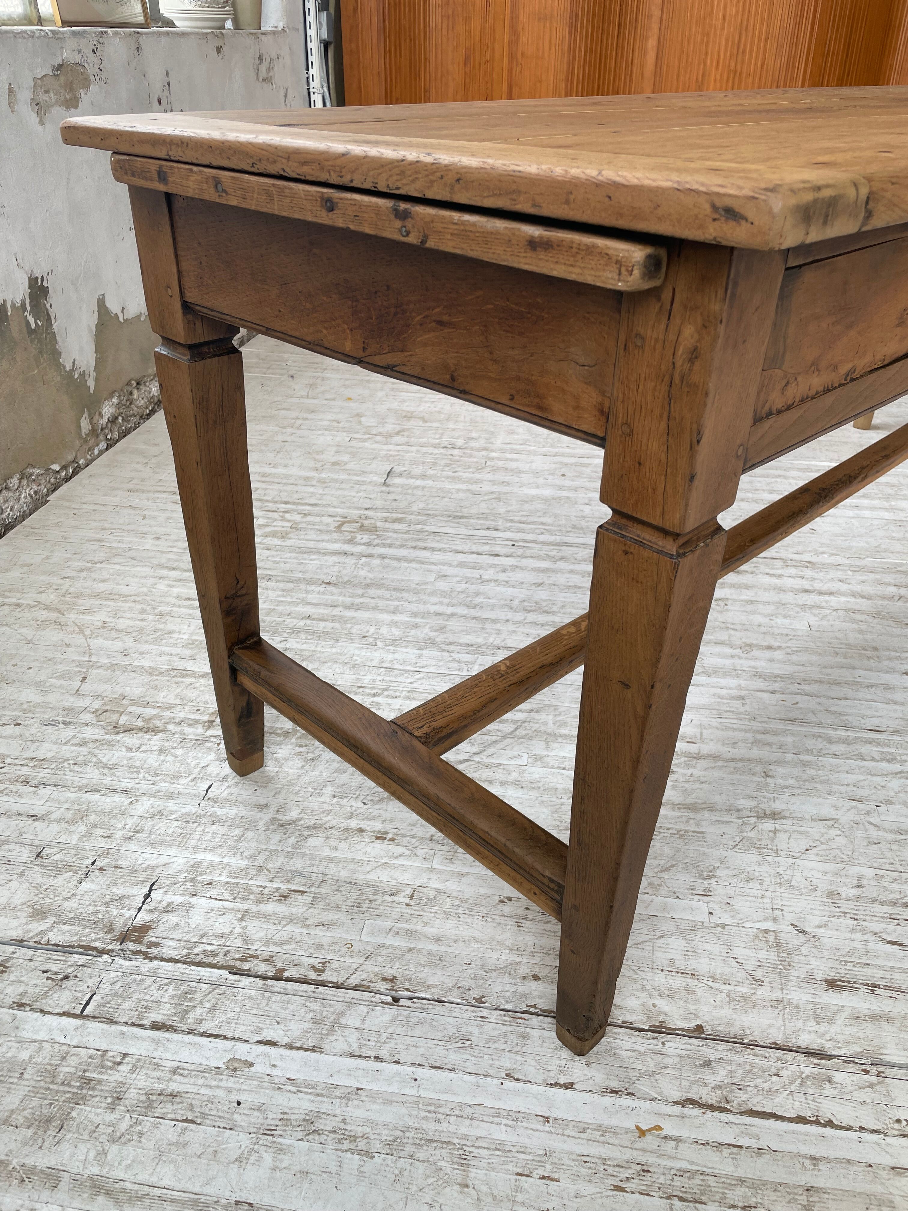 Oak farmhouse table