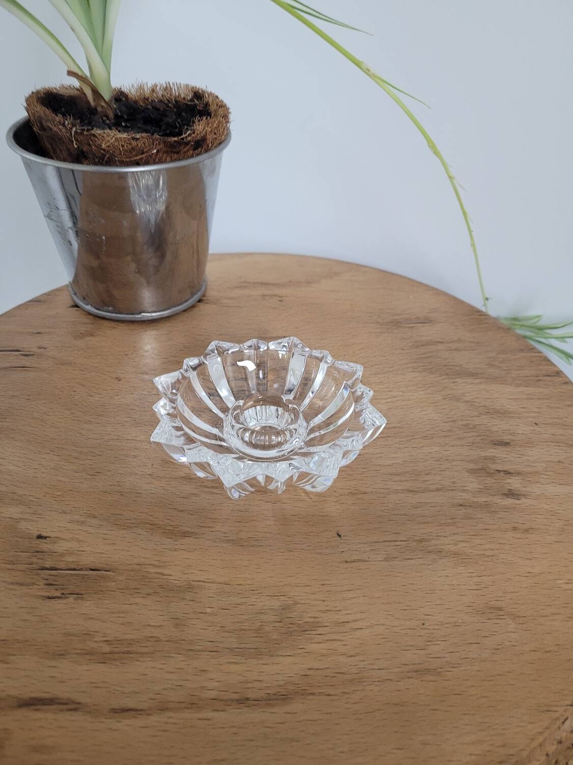 Cheverny crystal star candle holder