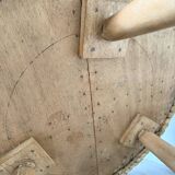 Paire de tabourets et table basse