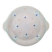 Blue pie dish Belgian manufacture Boch