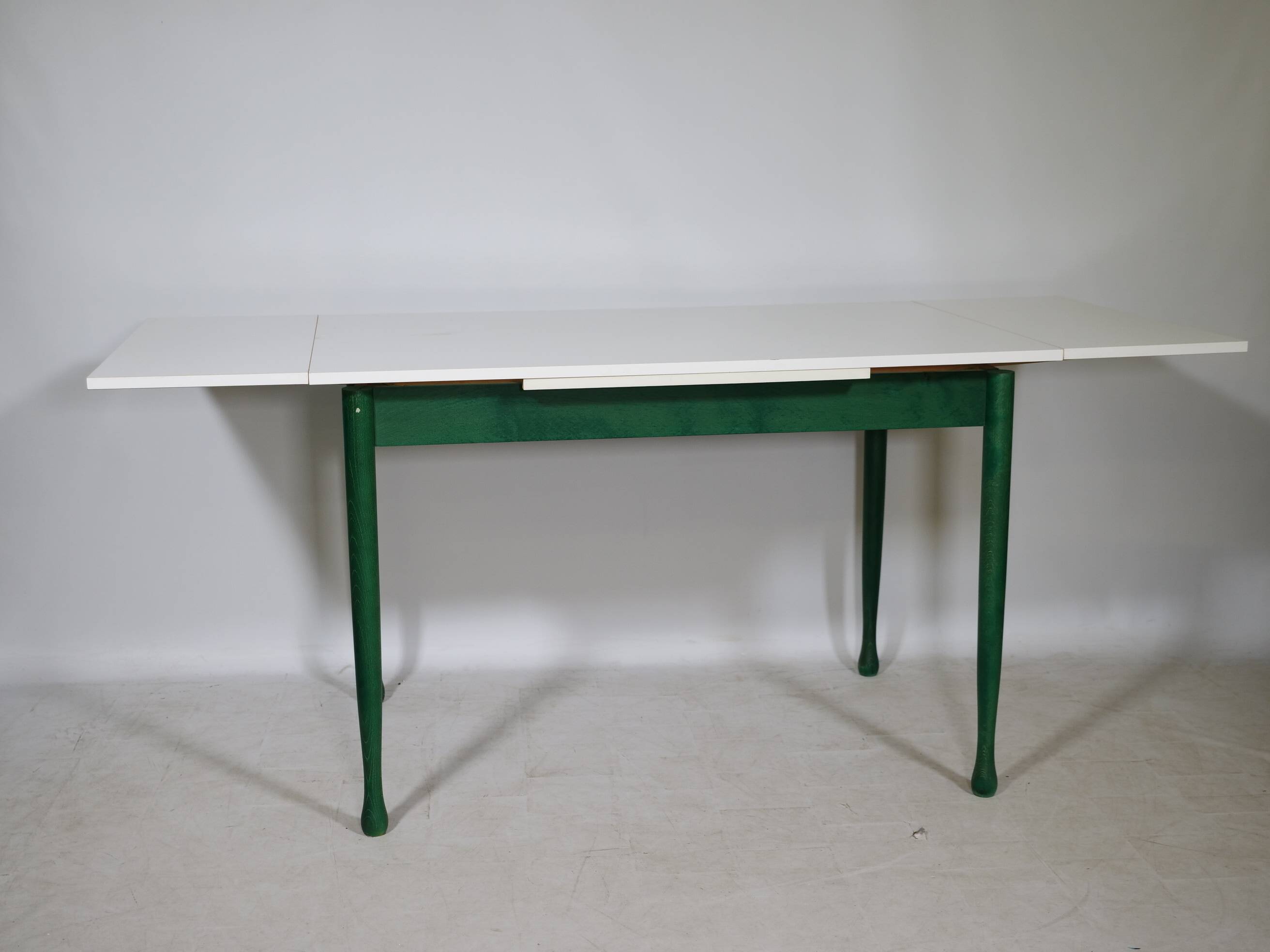 Extendable mid-century vintage dining table from Italy, 1970s