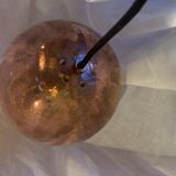 Luminaire globe laiton cuivré