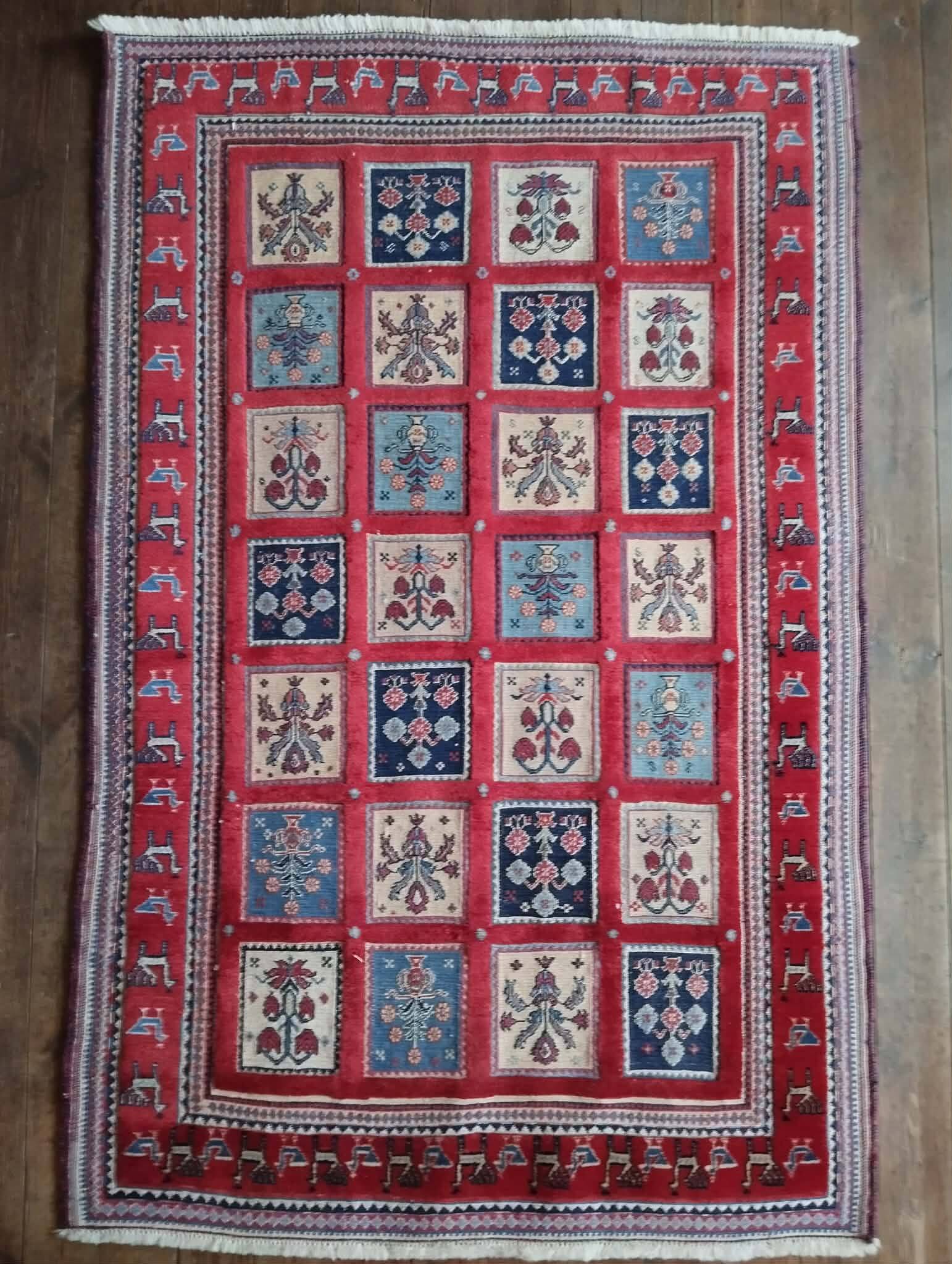 Persian Gabbeh Kilim Rug 186x118cm