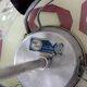 Large Vintage Czechoslovakian Opaline Glass Pendant Lights, 1970s, Set of 2