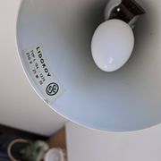 Josef Hůrka for Lidokov Midcentury Modern Table Lamp in Green Metal