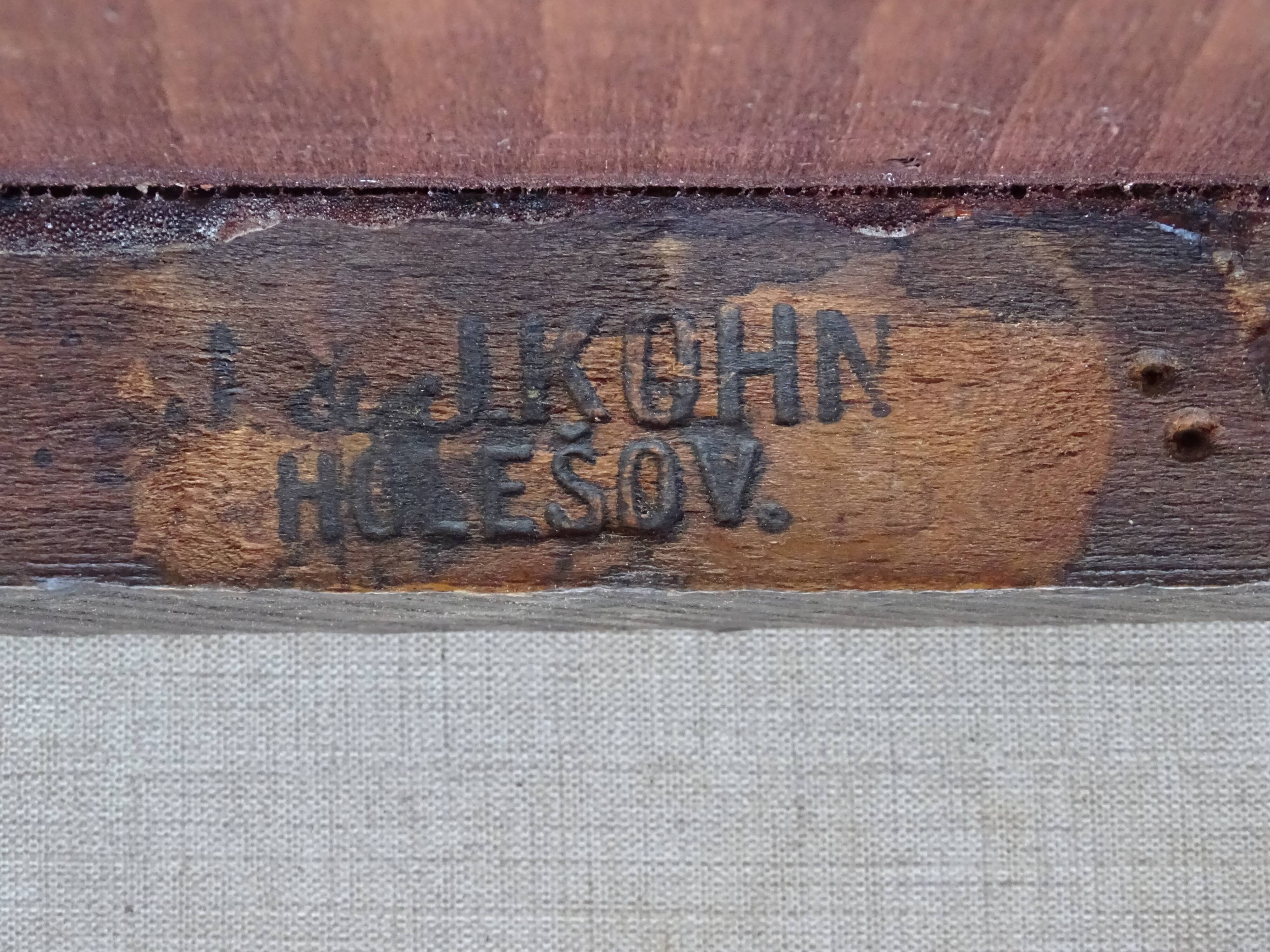 Kohn Armchair No. 247/F by KOHN, circa 1910, no Thonet.