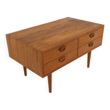 Scandinavian teak chest of drawers, Kai Kristiansen, Feldballes Møbelfabrik, Sweden, 1950