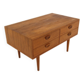 Scandinavian teak chest of drawers, Kai Kristiansen, Feldballes Møbelfabrik, Sweden, 1950