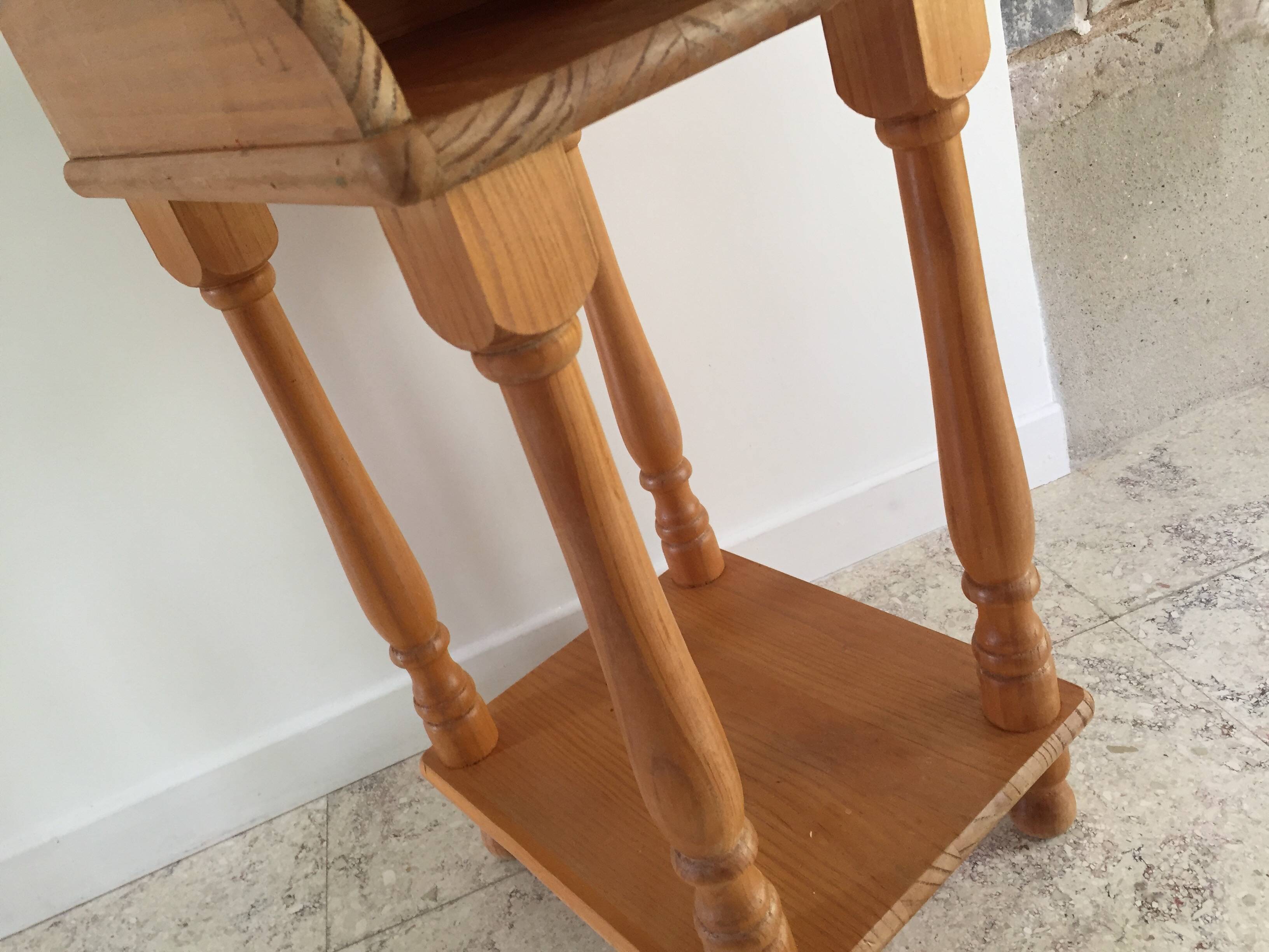 Small vintage bedside table