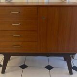 Vintage sideboard with compass feet