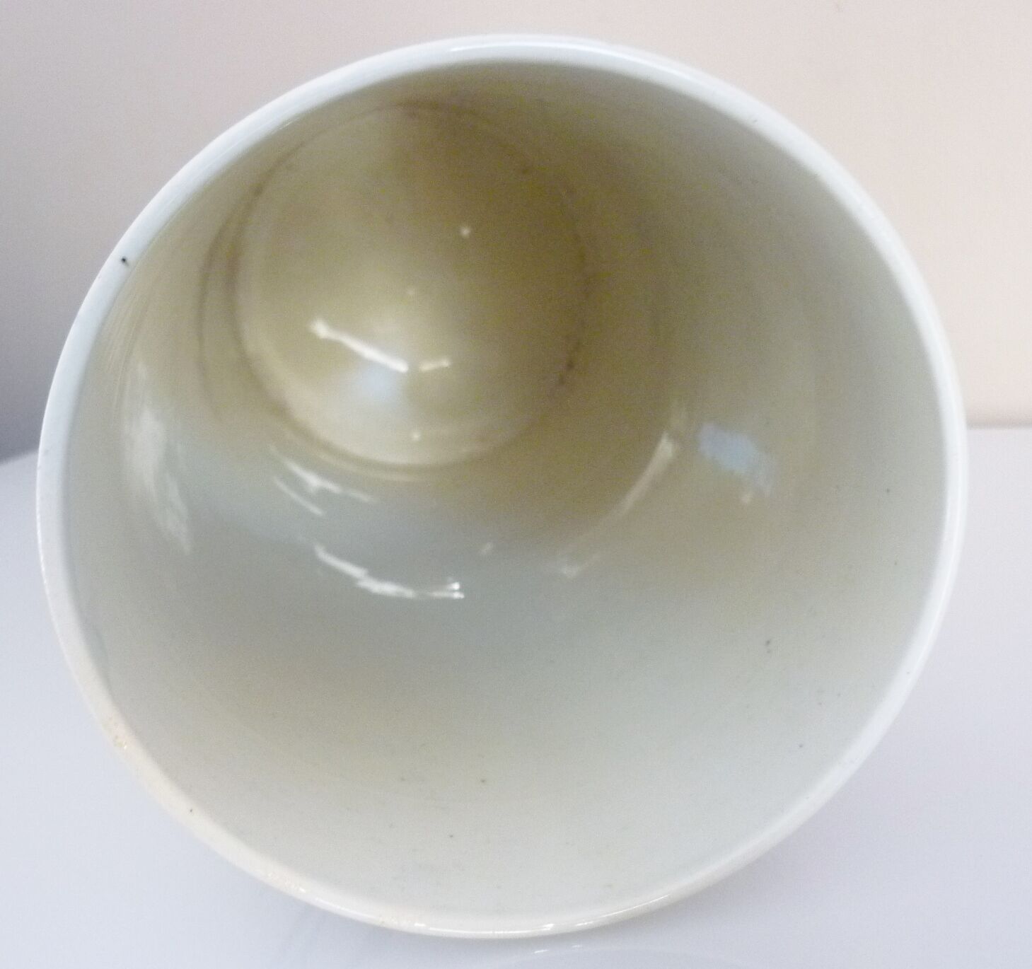 Vase rouleau XIXème siècle art nouveau Keller & Guérin Lunéville, hérons, iris