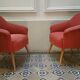 Seats 50-60 years red
