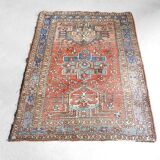 Tapis persan ancien tissé à la main Heriz, années 1920 - 140x97cm