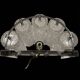 Pair of Venini Tronchi wall lights by Toni Zucherri, Italy 1970
