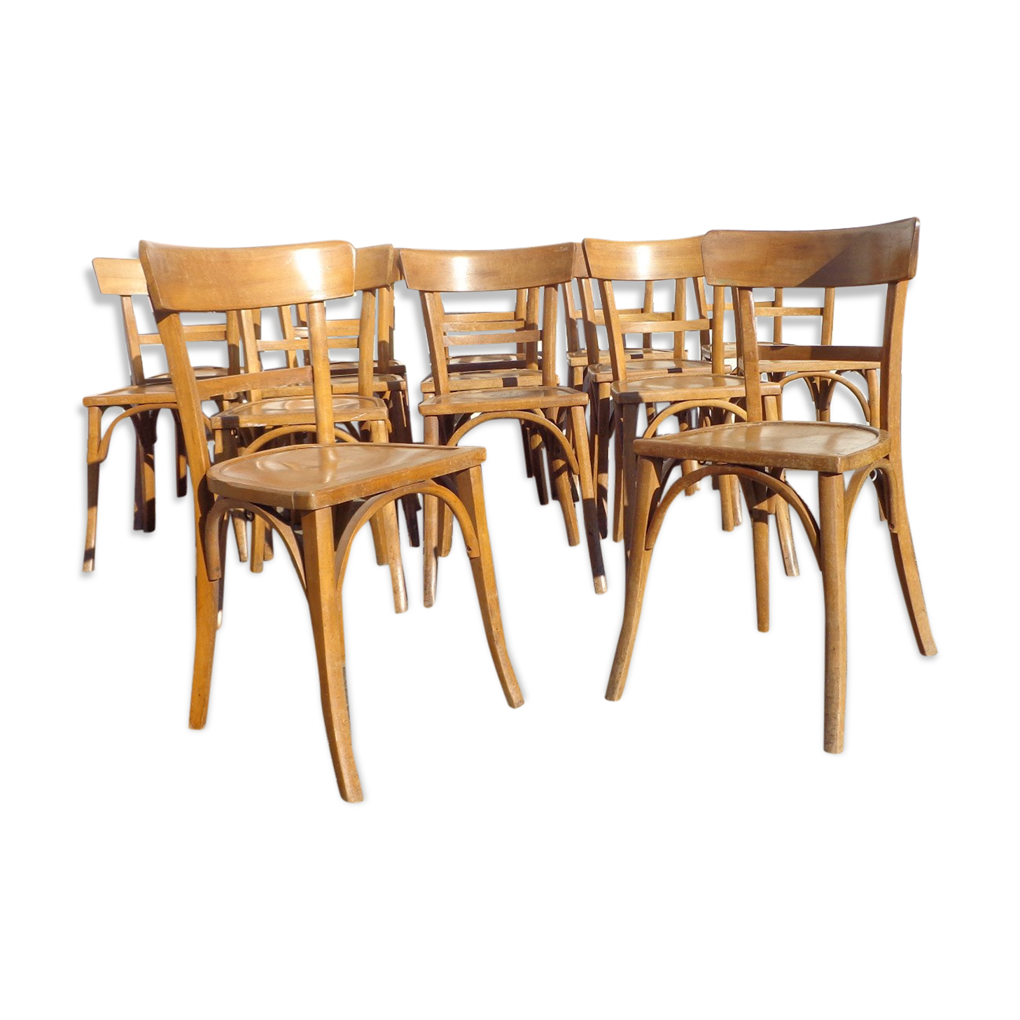 Lot de 15 chaises bistrot Luterma