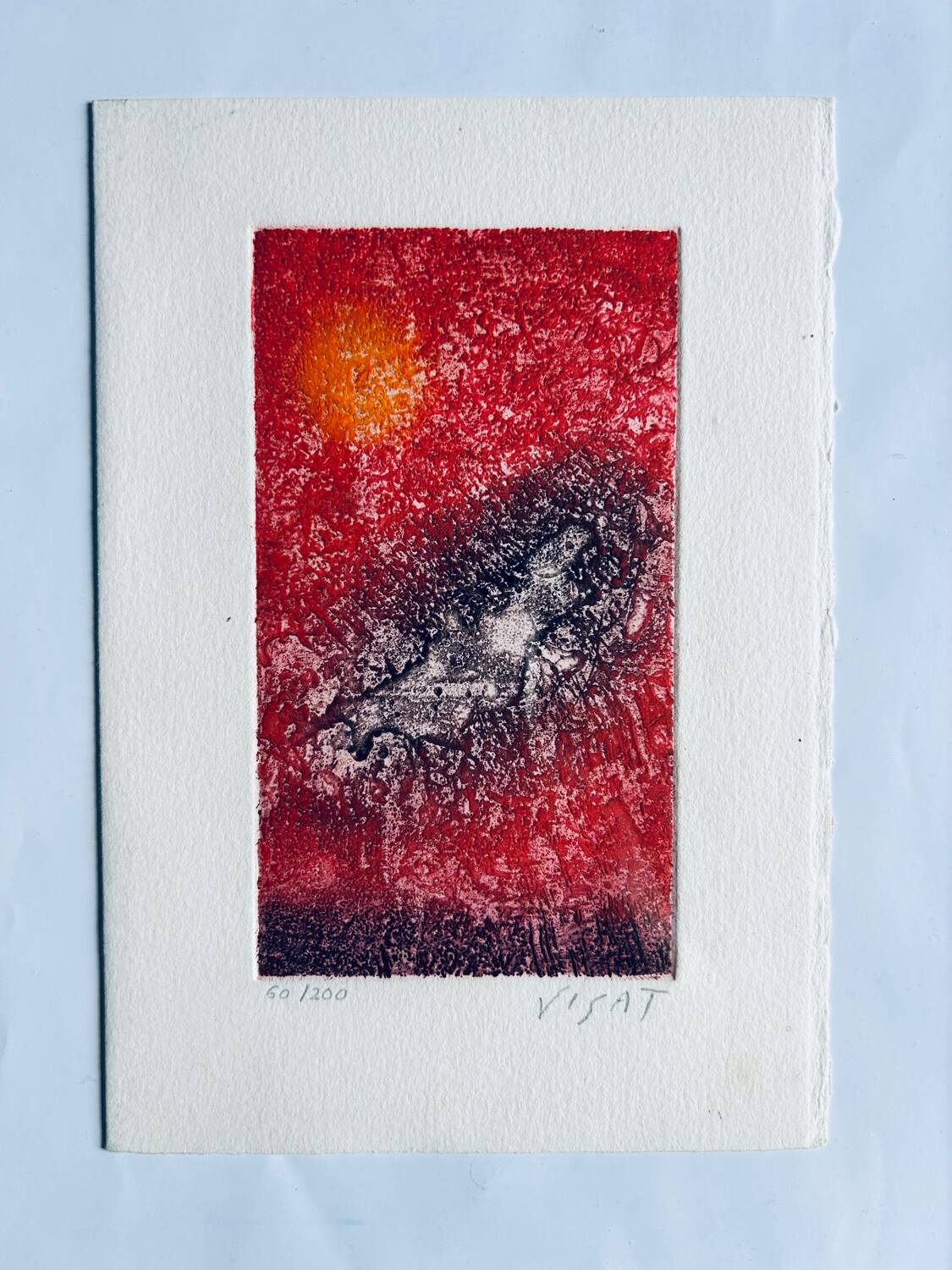 Original engraving by Suzanne Visat. Signed and numbered. 1997