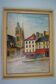 Georges Wolinski, View of Paris, oil on panel, 1982, framed