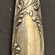 6 Rocaille silver-plated metal knives