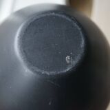 Black and Red Krenit Bowl by Herbert Krenchel, Denmark