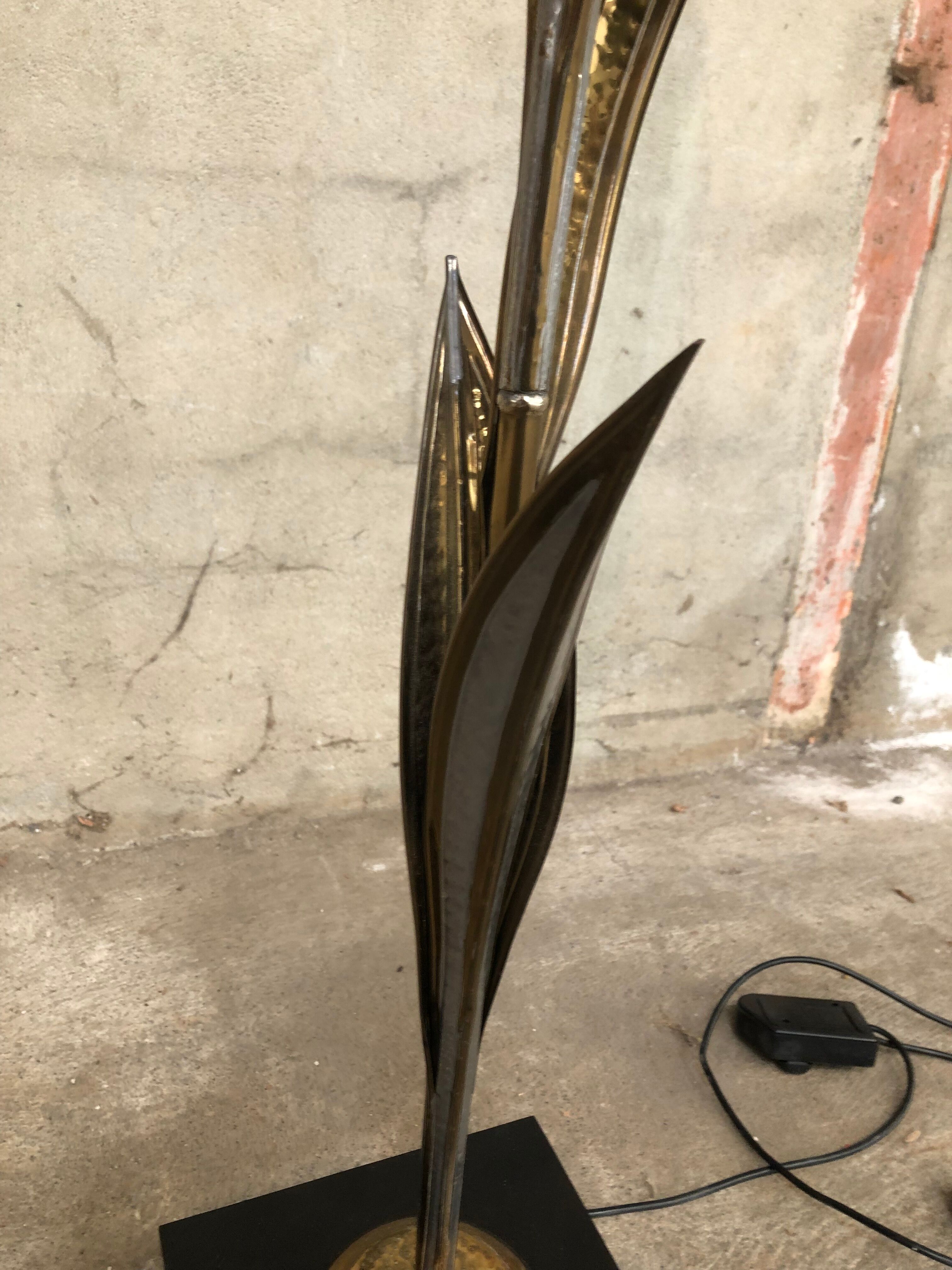 floral floor lamp of the 70s isabelle and richard faure