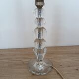 Pied de lampe boule de verre