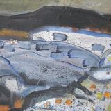 Gerhard Lundberg (1905-1980), Swedish Modern Painting, 1972, Oil on Panel, Framed