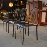 Set of 3 Modernist "Villa Cavrois" model chairs by MALLET STEVENS