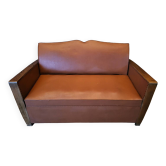 Vintage Mustache sofa bed from the 60s