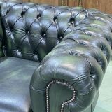 Chesterfield leather armchair from the 70s