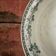 Shallow round plate from Saint Amand ironstone.