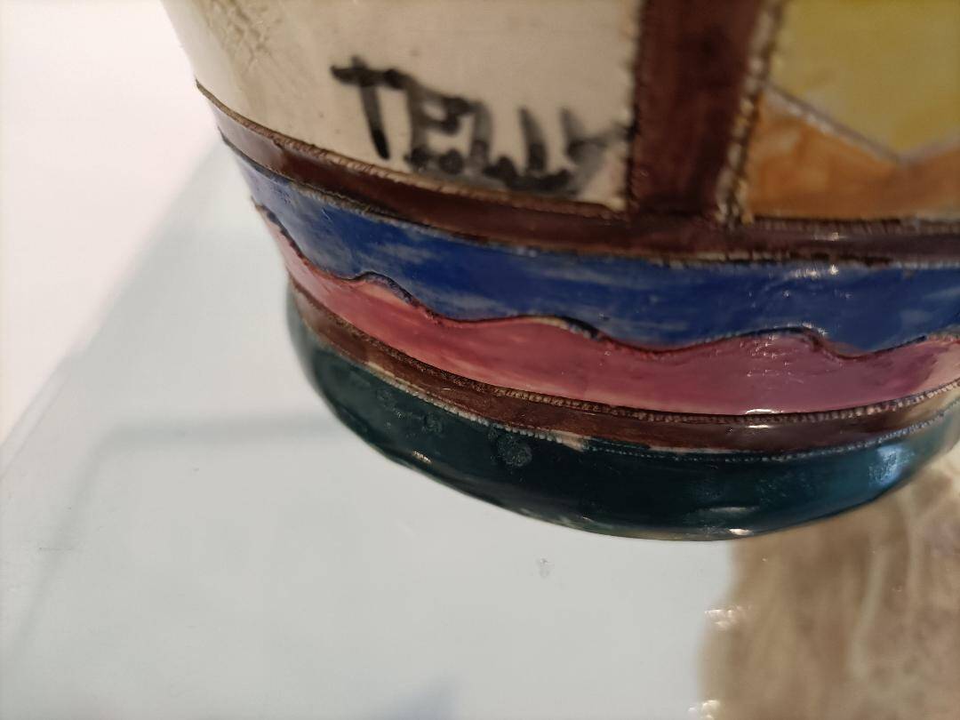 Pair of Vallauris style vases