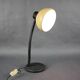 1970s Hungarian Gooseneck Desk Lamp, Cappuccino Mid Century Table Light