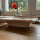 Old dishes in earthenware floral motif