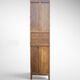 Parisian Art Deco wardrobe in raw oak, renovated.