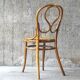 Chaise bistrot de vienne Thonet n°20, oméga cannée - ca, 1875