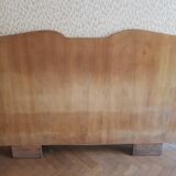 Bed frame with headboard whiskers