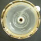 Vintage glass hanging lamp