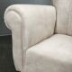 Italian Lounge Armchair in Beech Wood, Newly Upholstered, 1950s