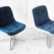 Pair of chairs of Randall Buck for Steelcase Strafor - 1970