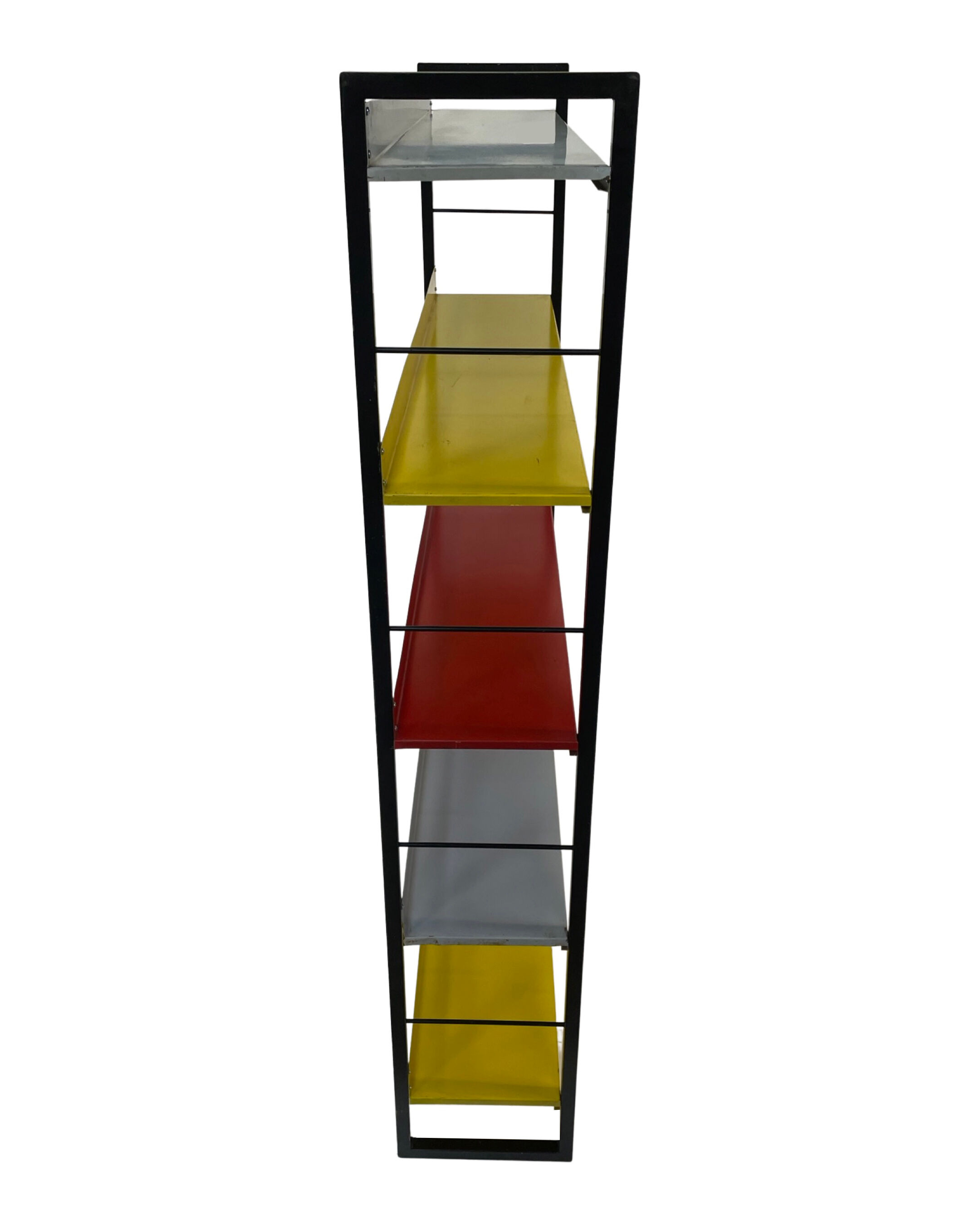 Tomado shelving unit in metal and several colours - 1960s dutch design