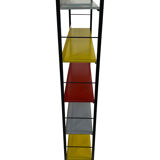 Tomado shelving unit in metal and several colours - 1960s dutch design