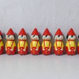 Vintage pinocchio bowling game